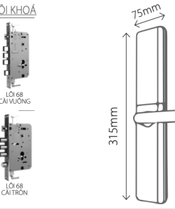 KHOÁ THÔNG MINH BOSCH ID 30 GRAY/BLACK/GOLD